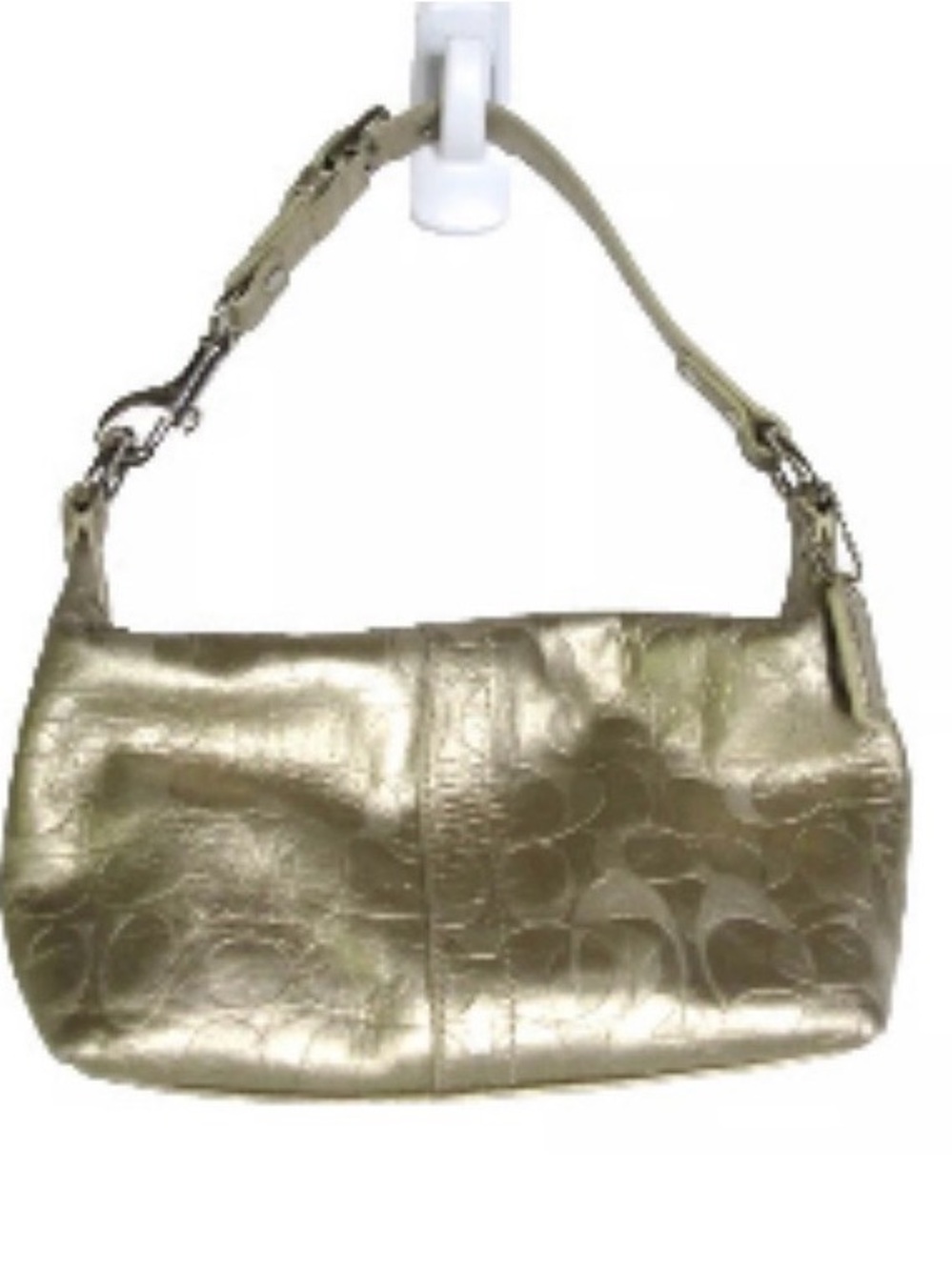 Coach Metallic Gold Shoulder Bag - Elegant Women's Handbag